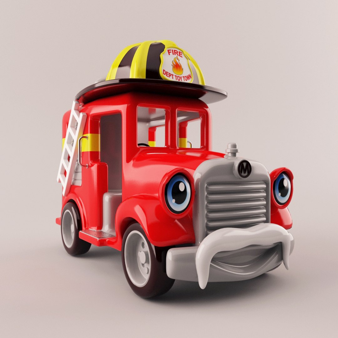 3d Model Of Kiddie Ride Truck