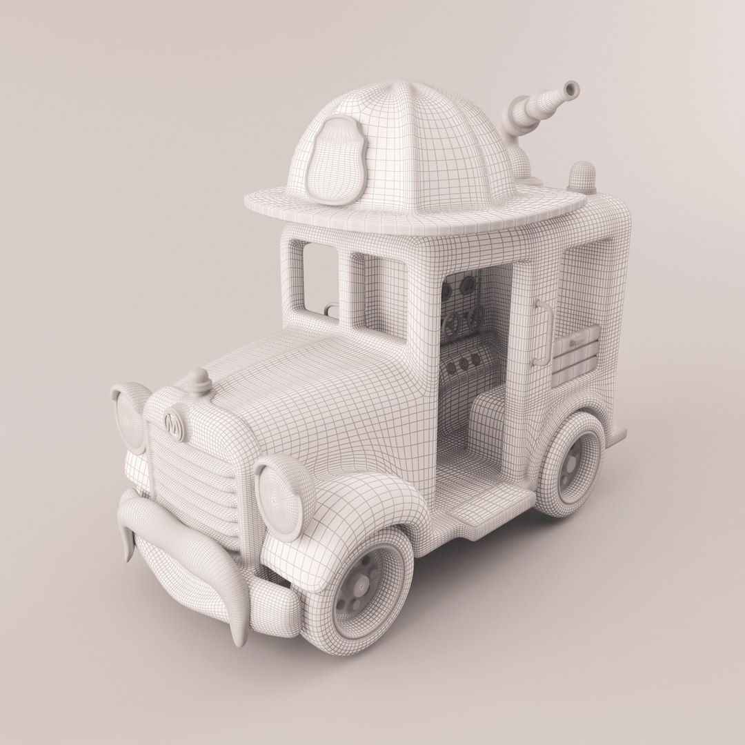 3d Model Of Kiddie Ride Truck