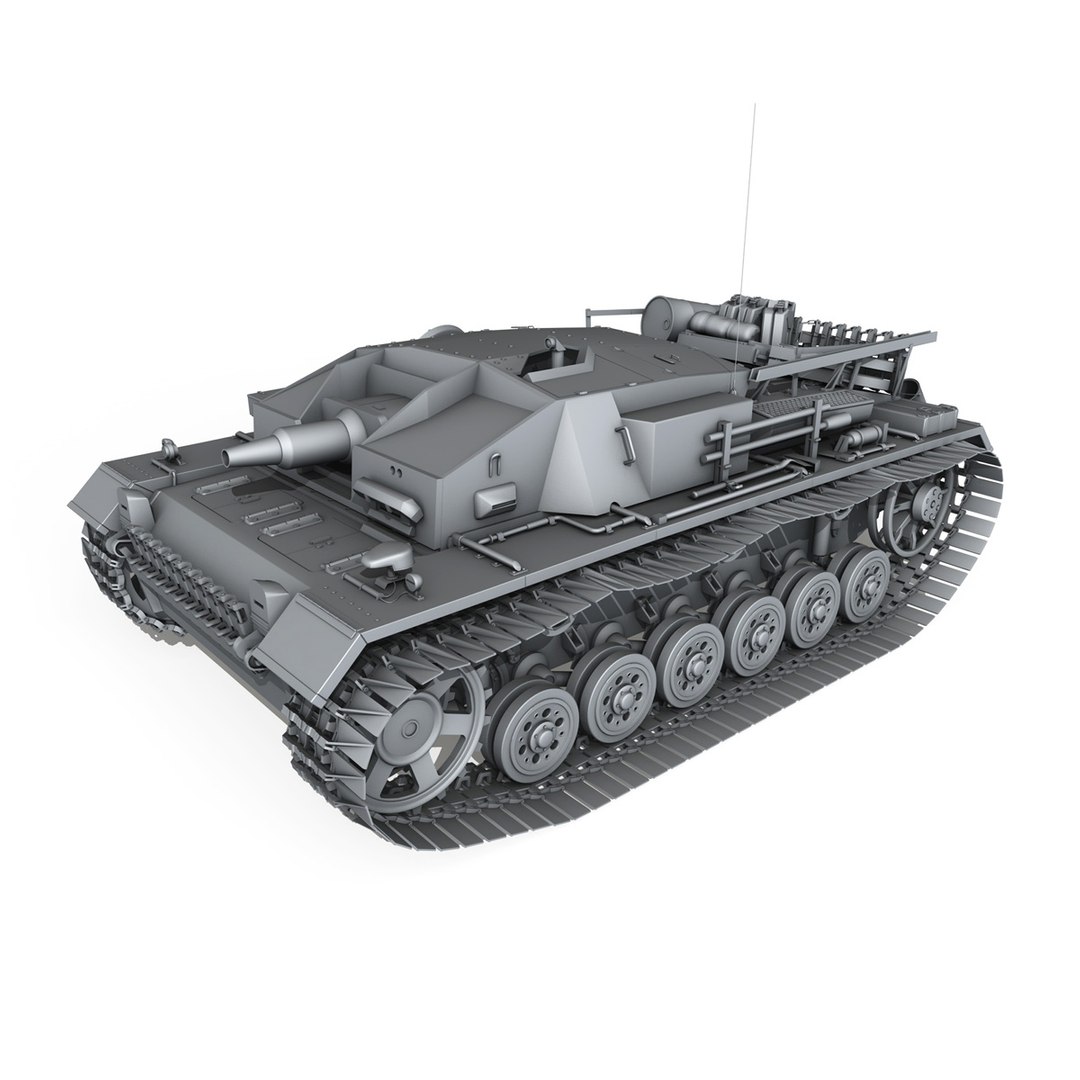 3d - Stug Abt 197 Model