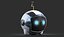 Personaggio dei cartoni animati robot a sfera
