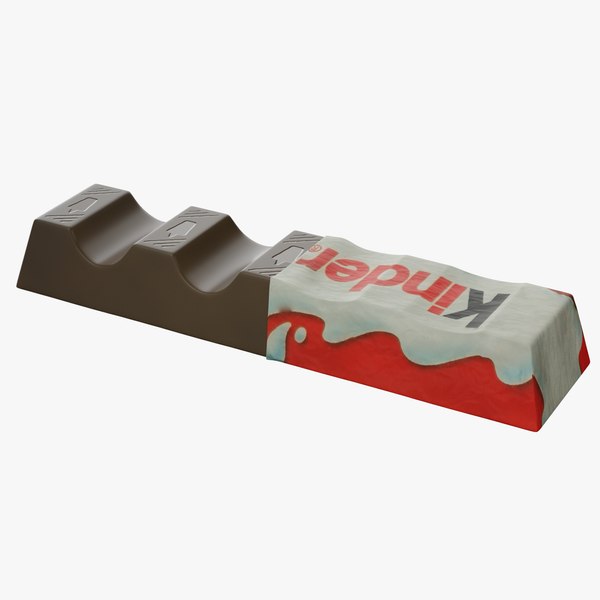 Kinder chocolate package 3D model - TurboSquid 1548710