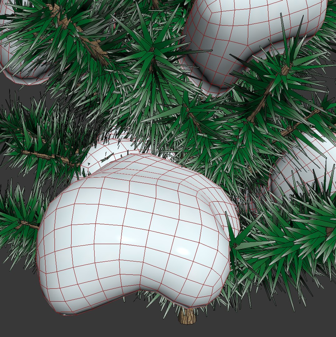 Snow Fir Tree 3d Max