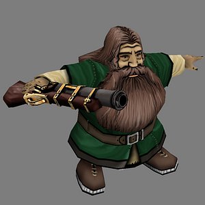 Lowpoly - Dwarf - 2