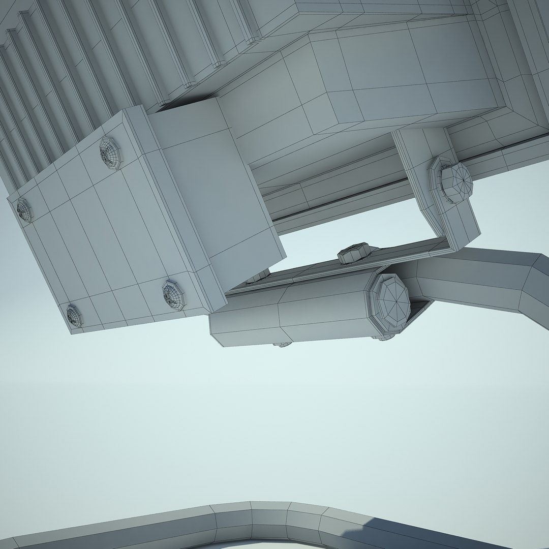 3d Halogen Work Light Model
