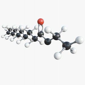 Ethyl Decanoate  Molecule With PBR 4K 8K model