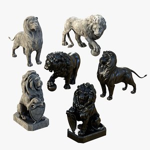 Lions Statues