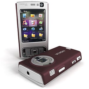 3d model nokia n95 mobile phone