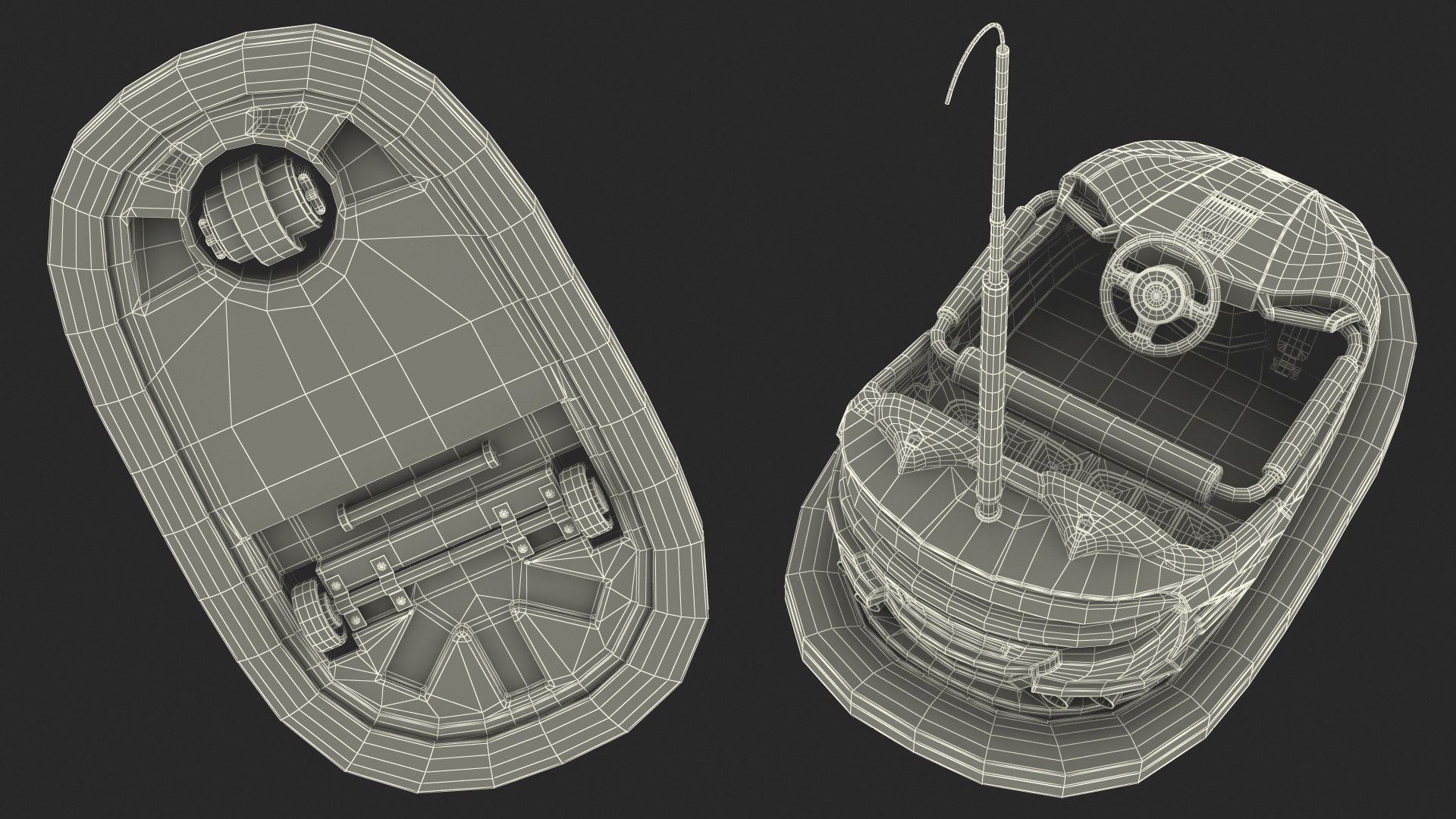 modèle 3D de Bertazzon Auto Tamponneuse Adulte New York Blanc - TurboSquid  1773106