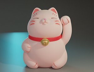 MANEKI NEKO JAPANESE SYMBOL print