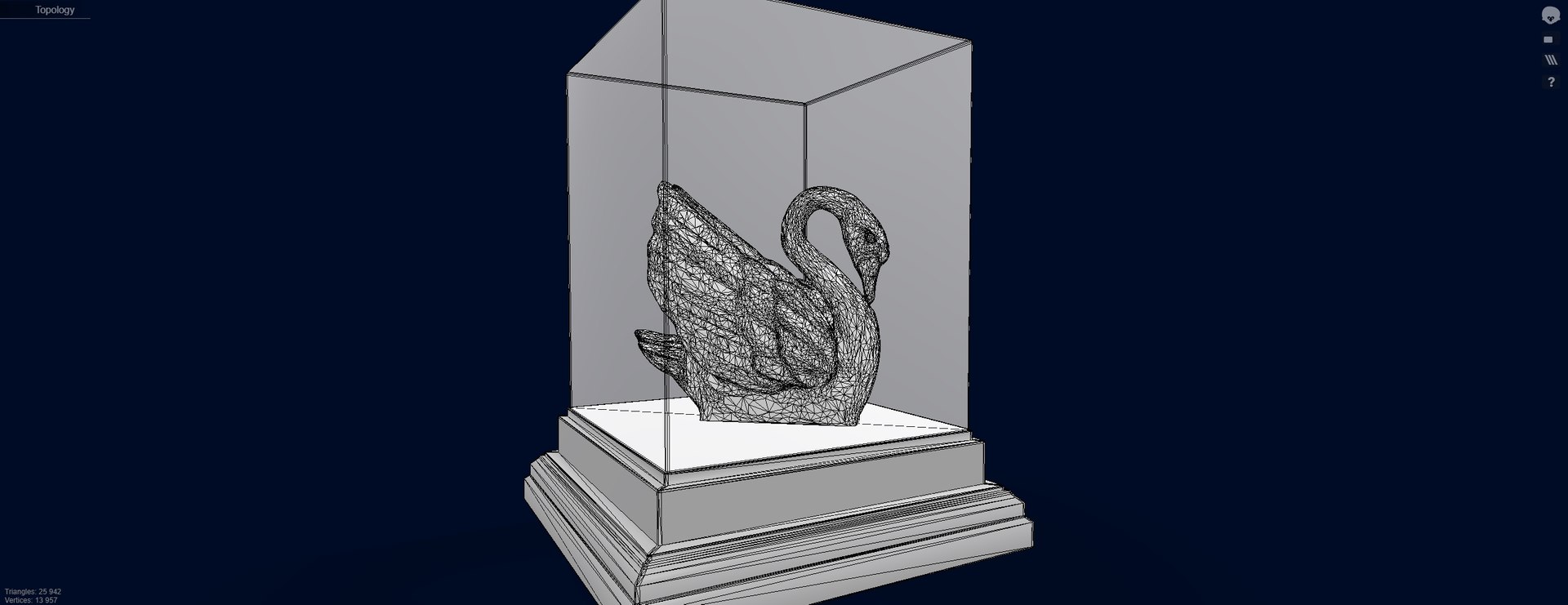 Gold Swan 3D Model - TurboSquid 1989690