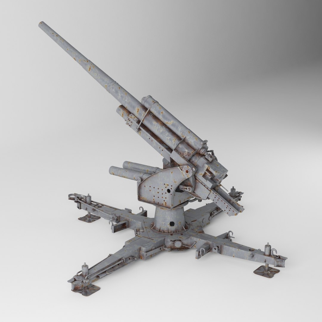 3d Model Flak 36