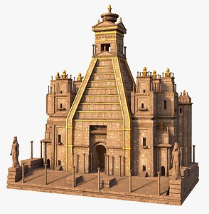 Fantasy Pyramid Temple 3D model