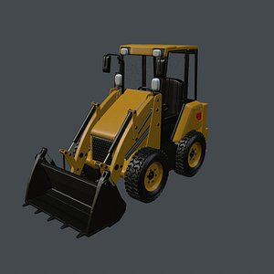 3D wheel loader model