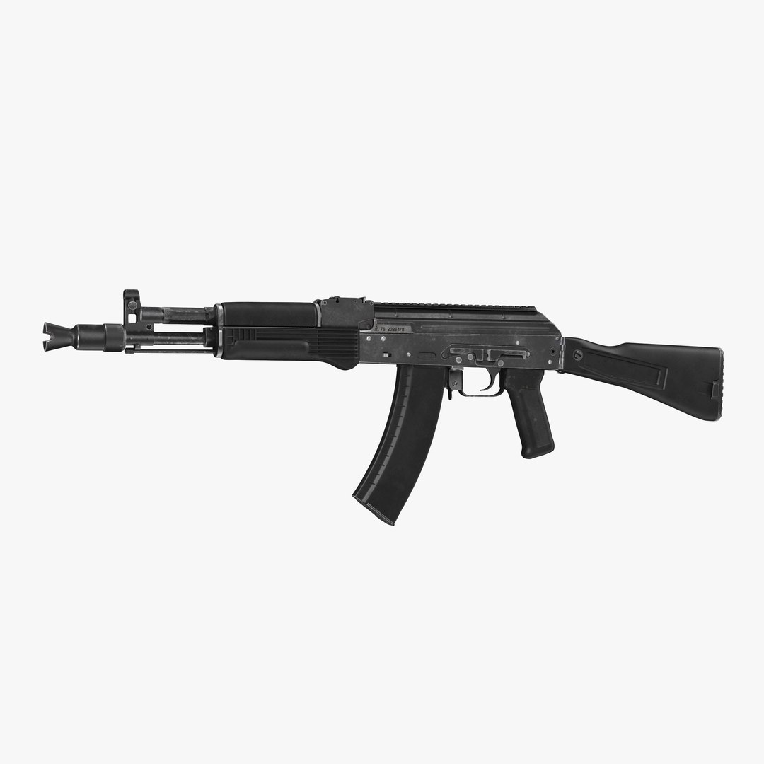AK 104 Rifle 3D model preview