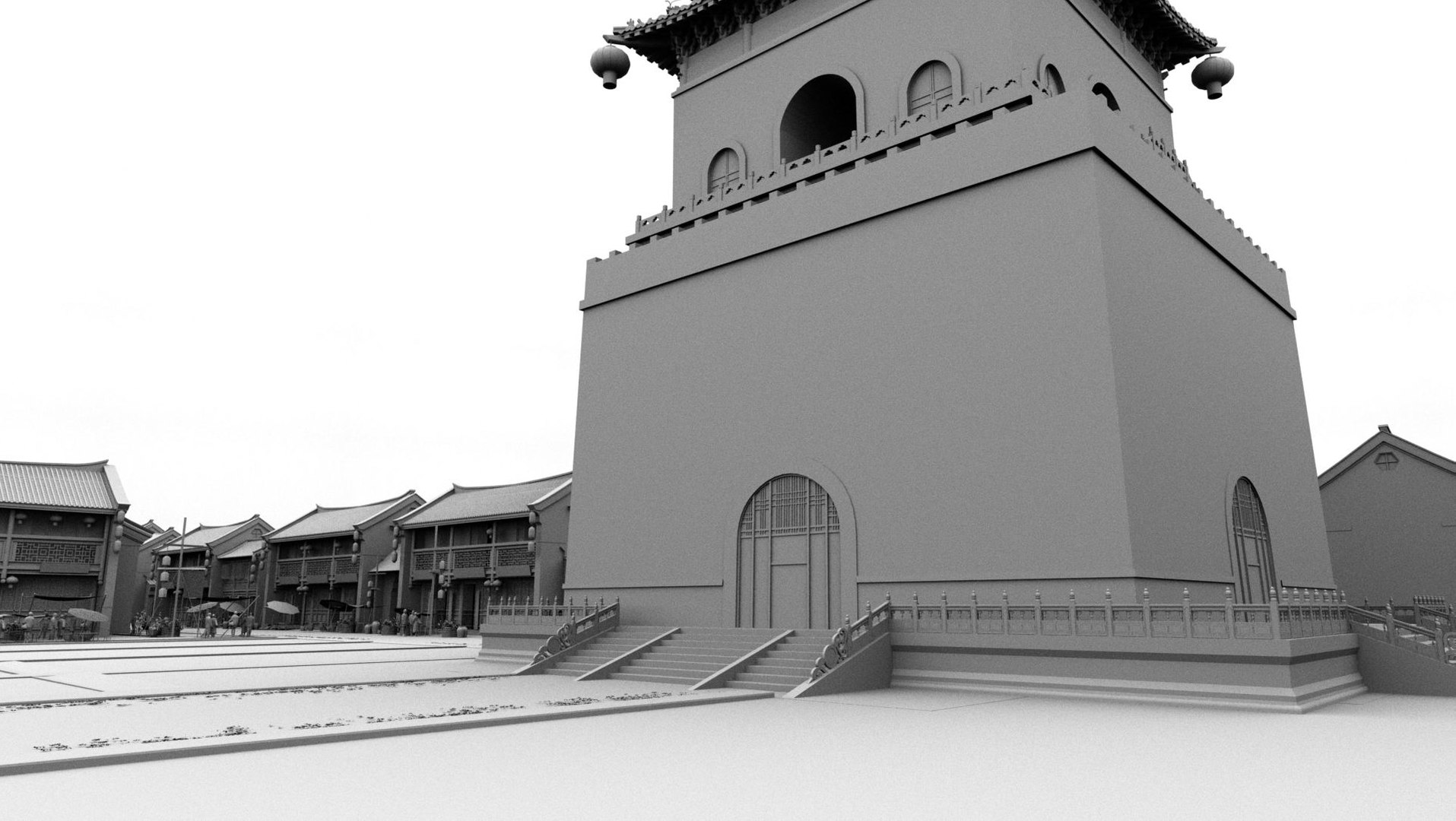 Building ancient model - TurboSquid 1354149