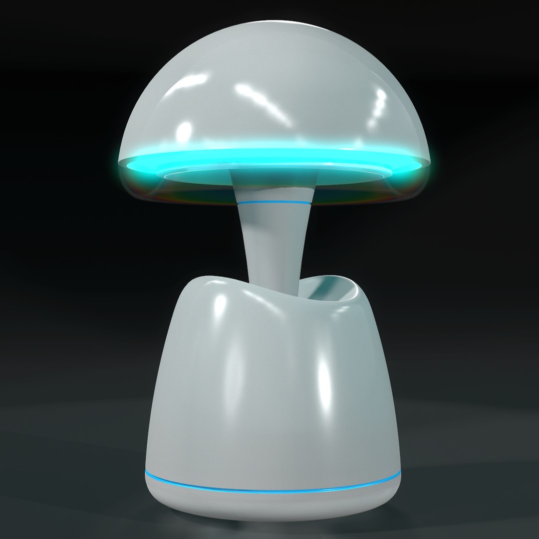 Computer Lamp Mushroom 3D Model - TurboSquid 1286195