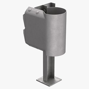 Guardrail Thrie Beam Ending Rounded