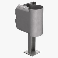 Guardrail Thrie Beam Ending Rounded