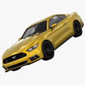 mustang gt 3d model