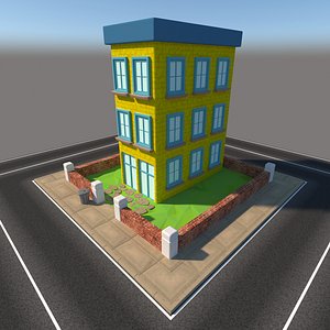 cartoon house 3D