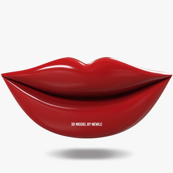 Création graphique Lips 3D (Bouche design) Inspiration: LV www