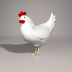 Chicken - Low Poly