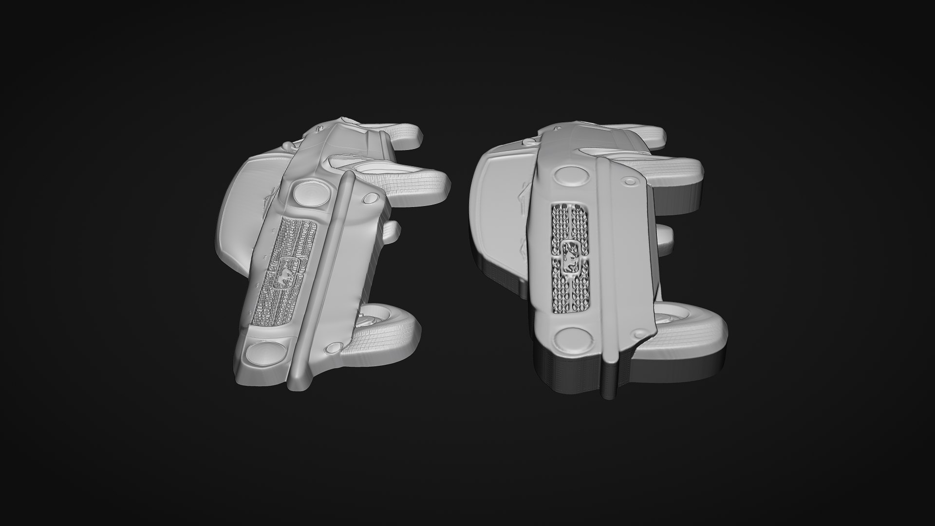 3D Mustang Car Bas Relief 3d Print And Cnc Carving Model - TurboSquid ...