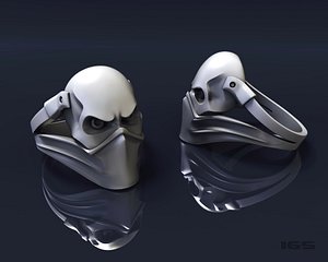 ring with a skull