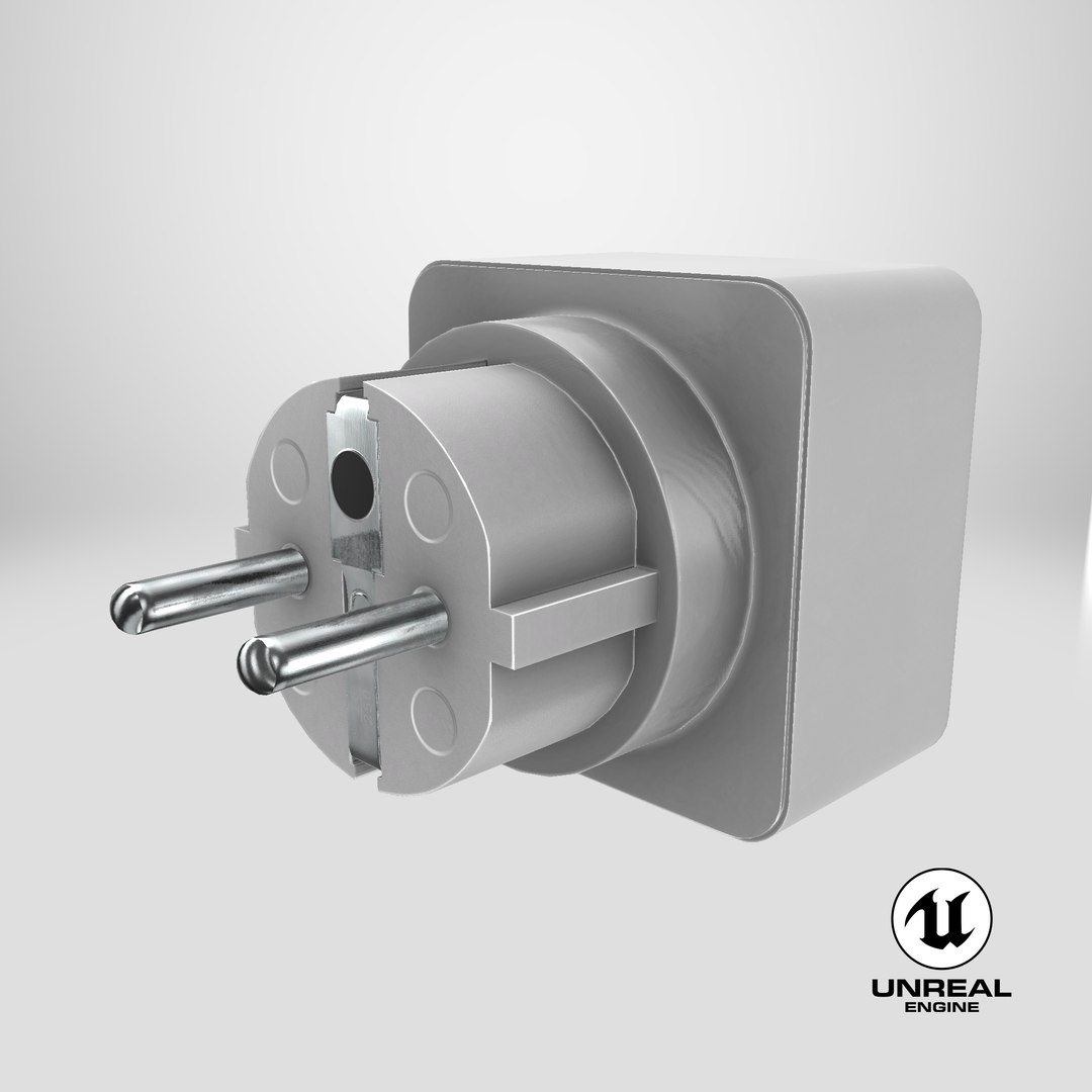 3D Universal Plug Adapter model https://p.turbosquid.com/ts-thumb/ws/6fCJUt/KF/stemcell_unreal_render/png/1734881787/1920x1080/fit_q87/9d6098a790518a4635a6a17d72aa939070a19777/stemcell_unreal_render.jpg