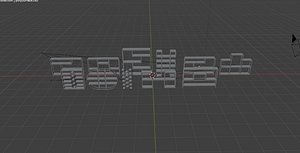 wooden Shelf set 3D model model