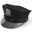 Police Hats 3D Models Collection 2