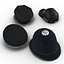 Police Hats 3D Models Collection 2