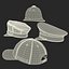 Police Hats 3D Models Collection 2