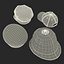 Police Hats 3D Models Collection 2