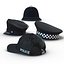 Police Hats 3D Models Collection 2