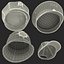 Police Hats 3D Models Collection 2