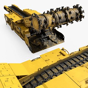 Crawler-Mounted Continuous Miner Yellow Used