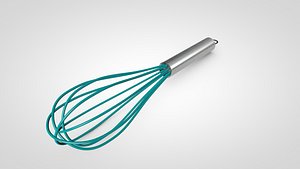3D silicone whisk model