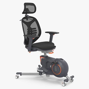 Office Fitness Chair Gray