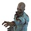 3d zombie rigged modeled model