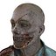 3d zombie rigged modeled model