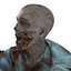 3d zombie rigged modeled model