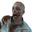 3d zombie rigged modeled model