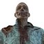 3d zombie rigged modeled model