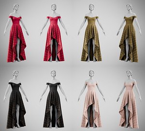 Dress 57 Velvet Colors With Design Collection 3