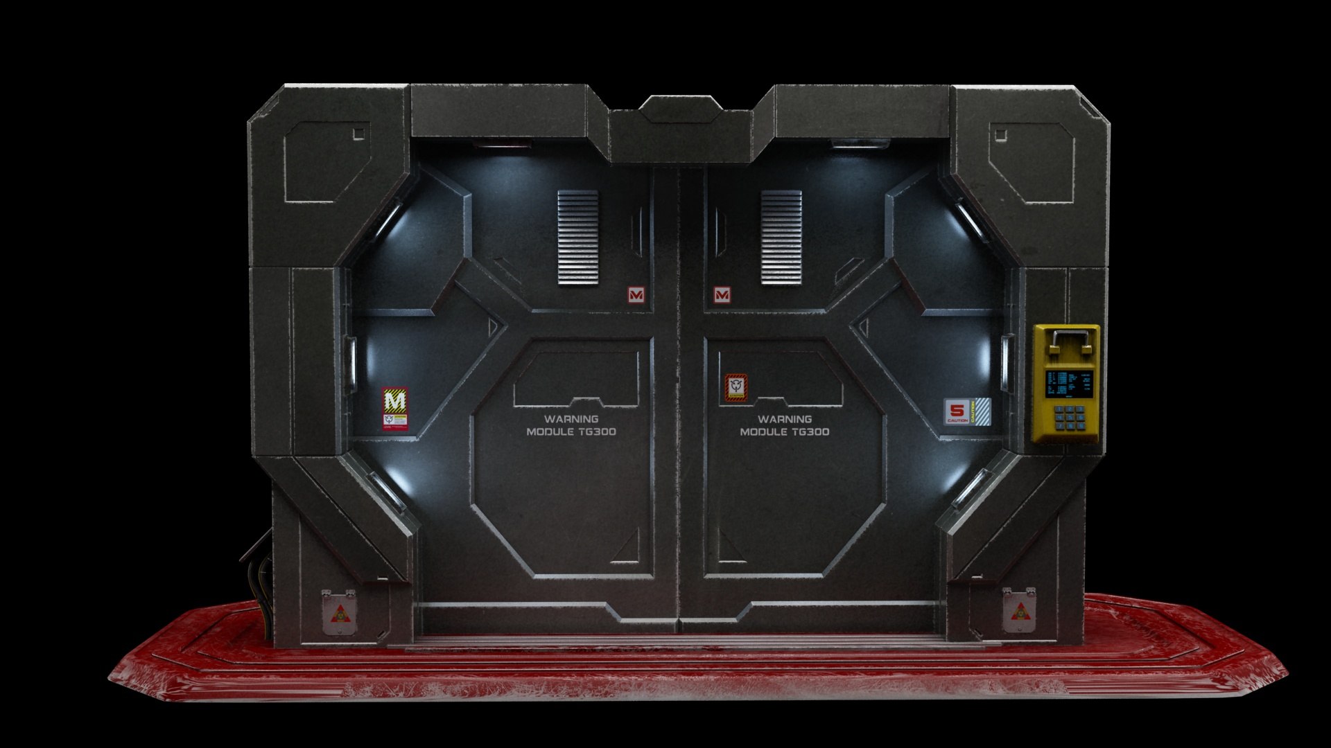 sci fi gate door max