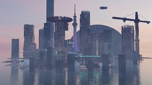 Futuristic City - Ocean City