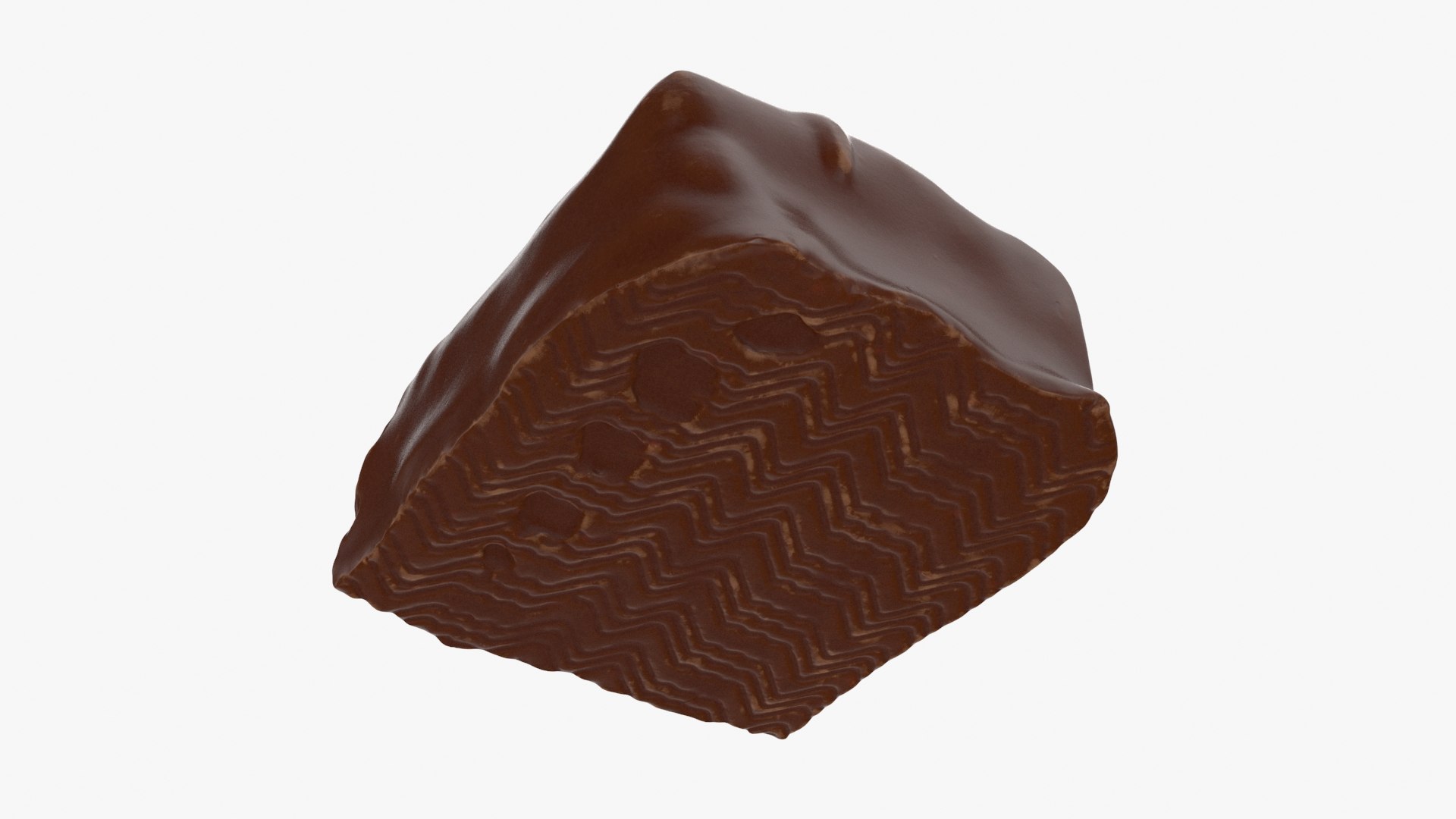 3D Snickers Almond Dark Chocolate Bar Cut - TurboSquid 2192469