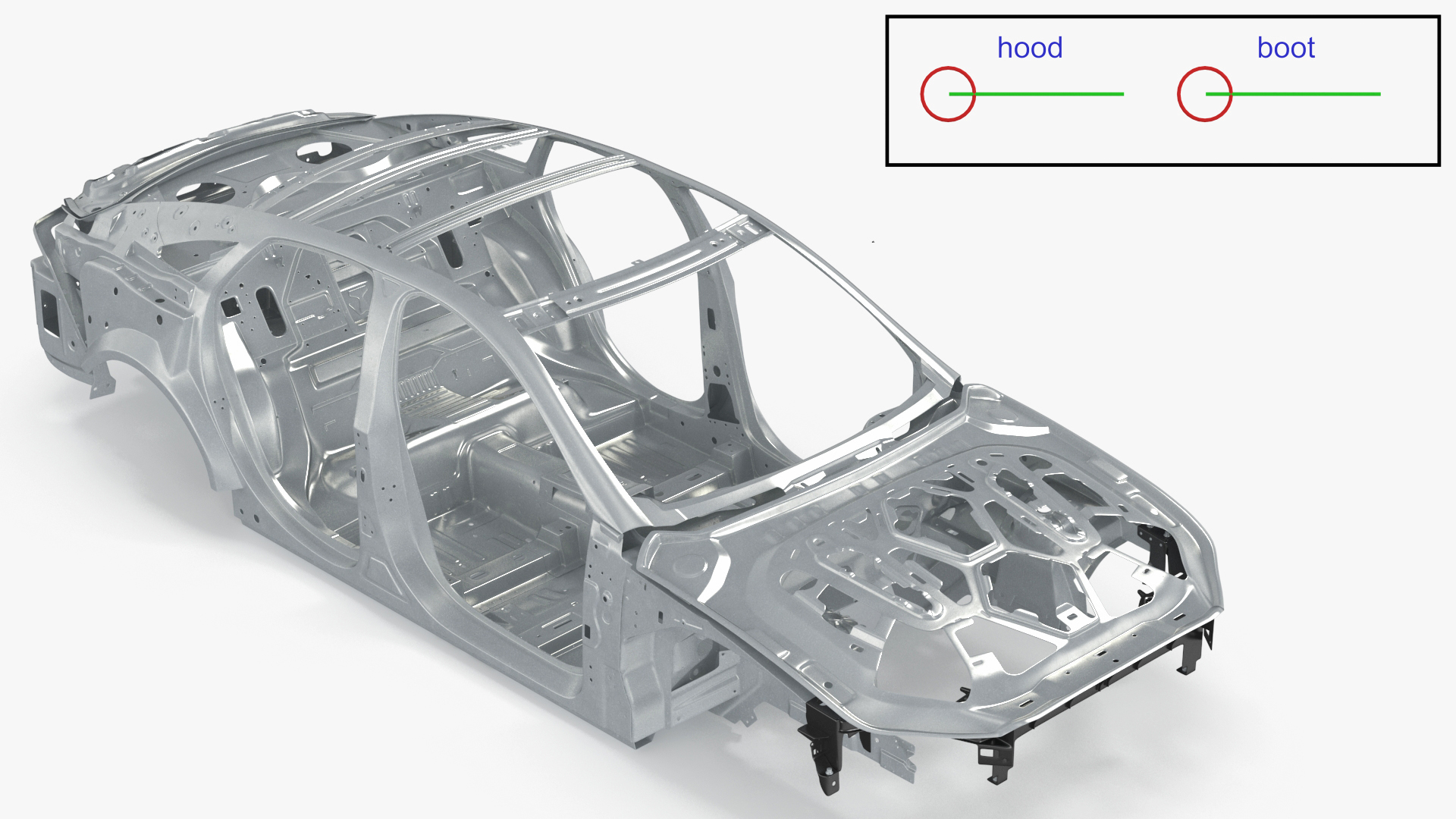 3D Car Frame Rigged - TurboSquid 2212780
