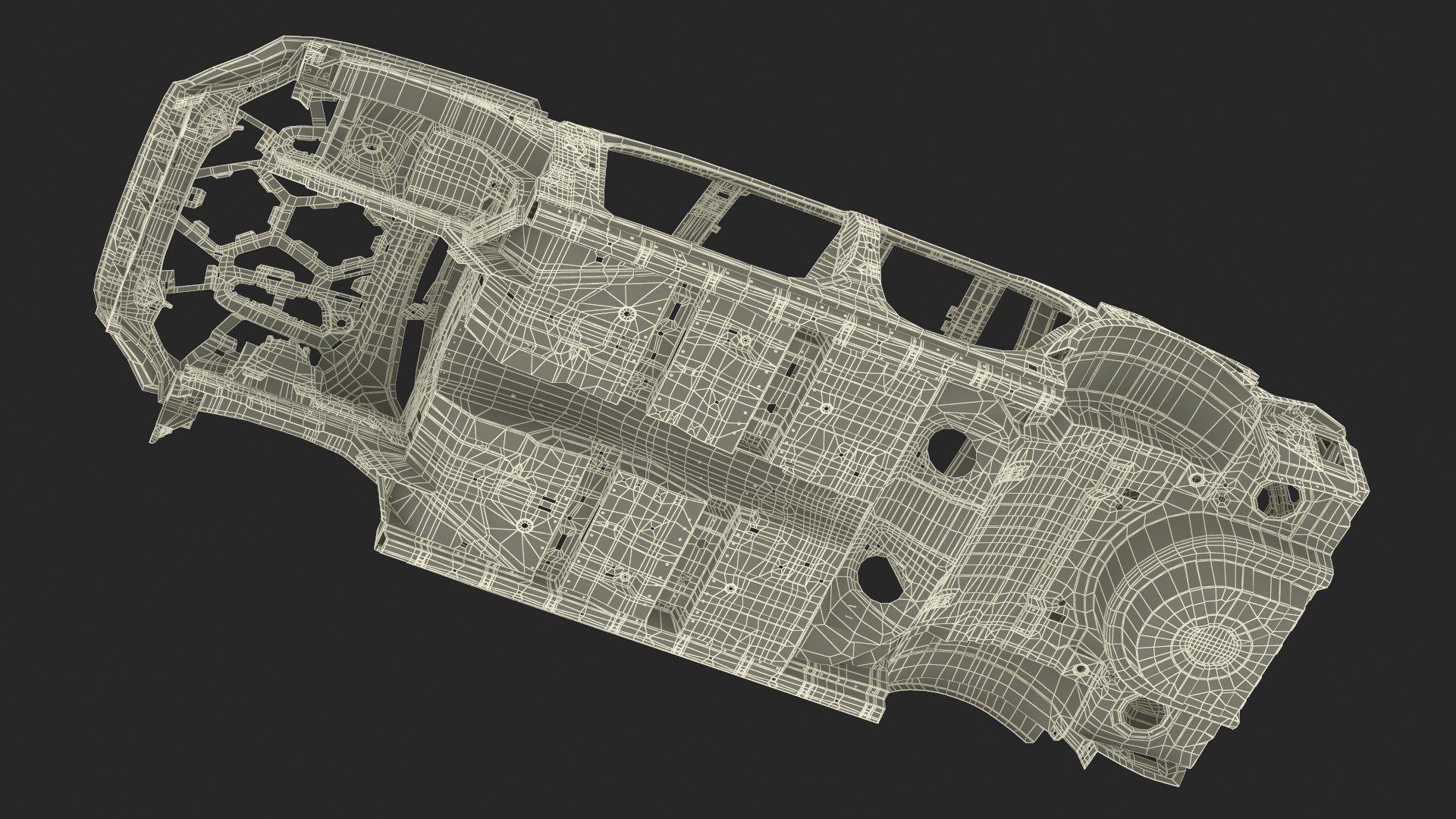 3D Car Frame Rigged - TurboSquid 2212780
